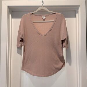 A NEW DAY shortsleeved shirt Size L Color beige